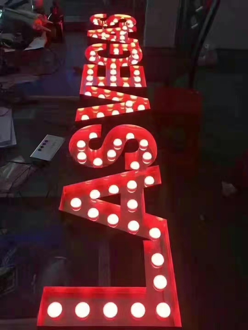 燈泡字門頭 燈泡字門頭