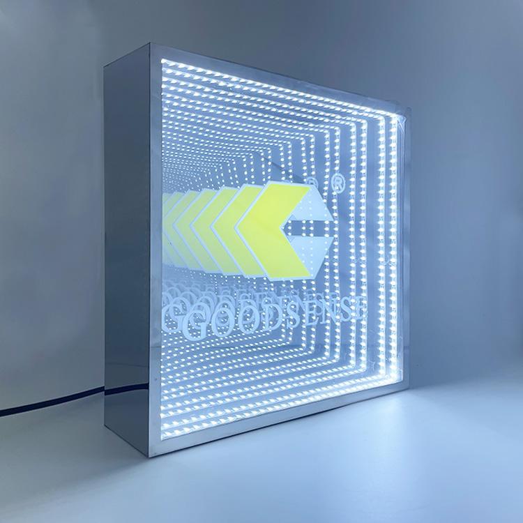 有了半透鏡，標(biāo)識(shí)led燈箱字也能享有立體感3