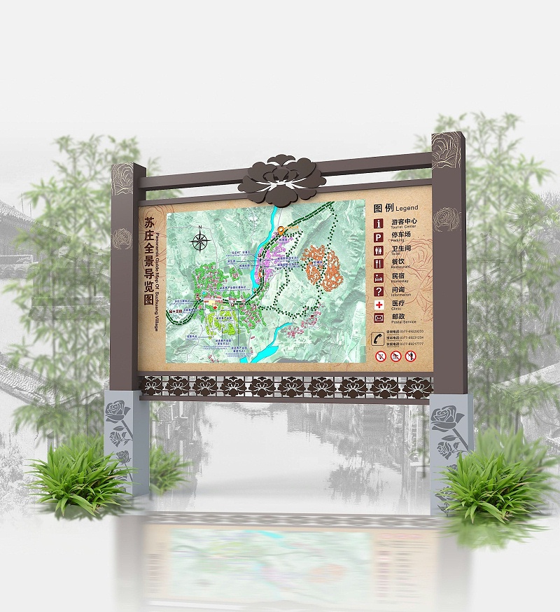 景區(qū)標(biāo)識標(biāo)牌完善系統(tǒng)，全靠這幾點2