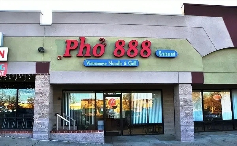 越南河粉店的招牌都能有個(gè)吉祥數(shù)字5